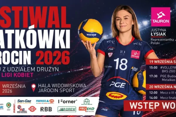 Siatkarskie gwiazdy TAURON Ligi zagrają w Jarocinie – bezpłatne mecze już we wrześniu