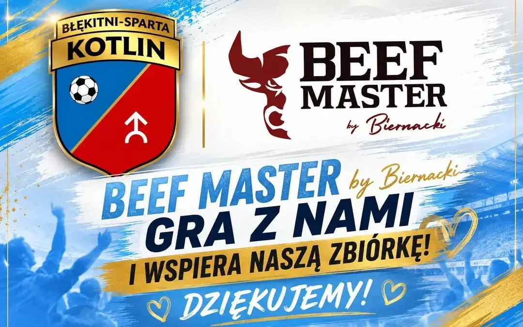 Firma BeefMaster wspiera młodych sportowców z Kotlina – 5 tys. zł na zakup bramek