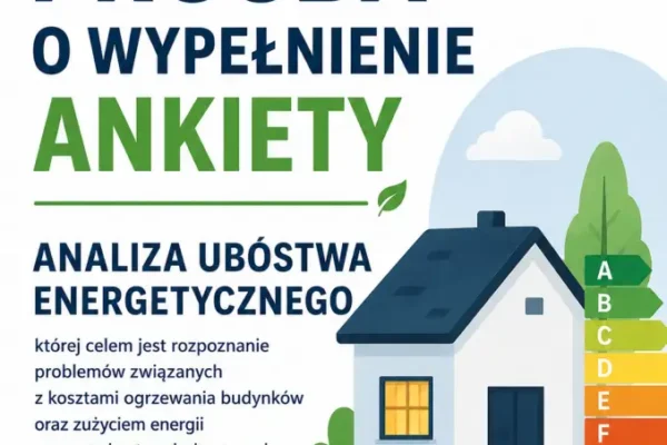 Gmina Żerków bada ubóstwo energetyczne – mieszkańcy proszeni o wypełnienie ankiety