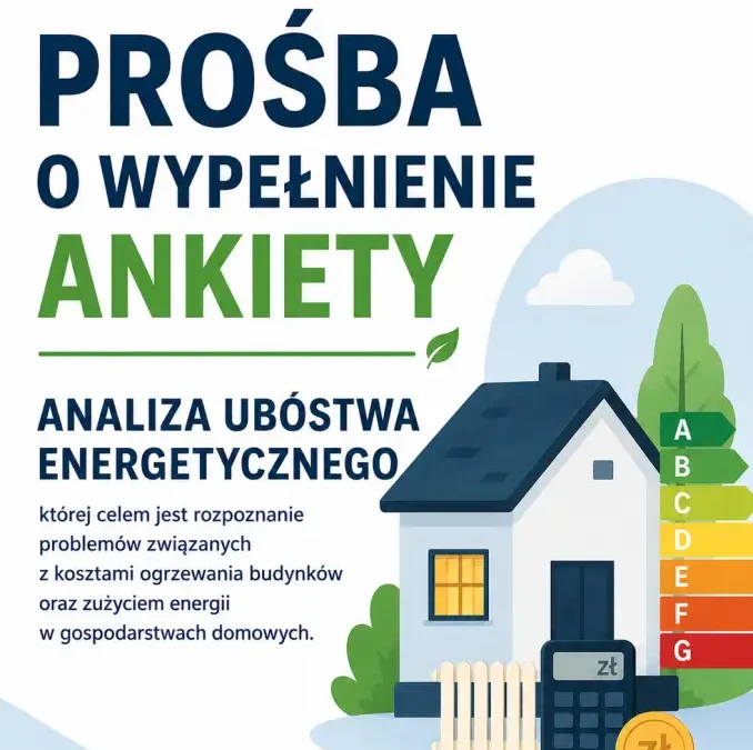 Gmina Żerków bada ubóstwo energetyczne – mieszkańcy proszeni o wypełnienie ankiety