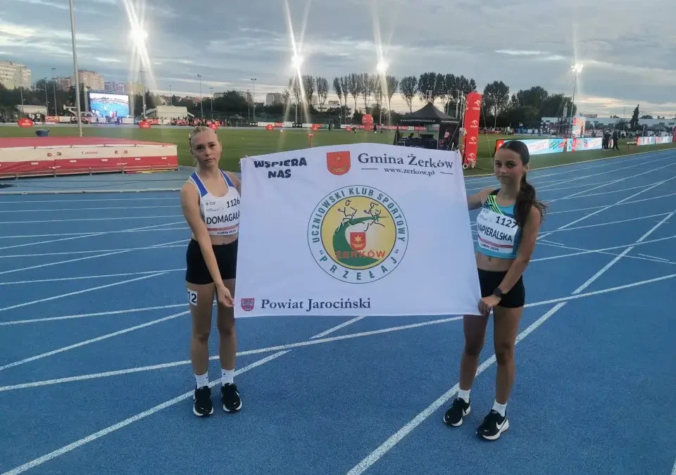 Trzy zawodniczki UKS „Przełaj” Żerków na Mistrzostwach Polski Młodzików w Lubinie