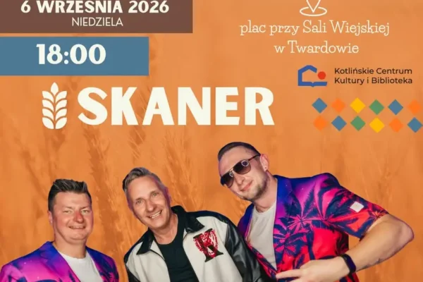 Zespół SKANER wystąpi na Dożynkach Powiatowo-Gminnych w Twardowie