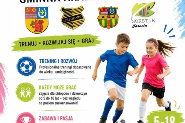 Gminna Akademia Piłkarska w Jarocinie – trwają zapisy na nowy sezon