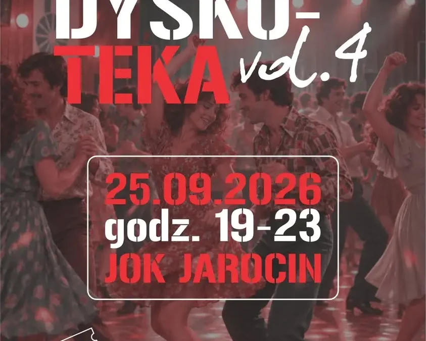 Dyskoteka jak za dawnych lat vol. 4 w Jarocinie – już 25 września