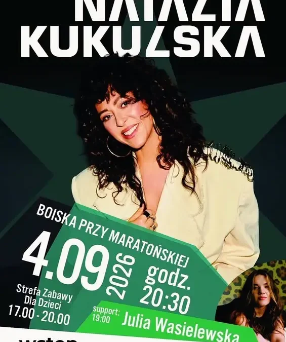 Koncert Natalii Kukulskiej w Jarocinie – wstęp wolny