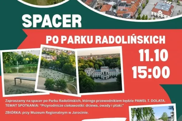 Spacer przyrodniczy po Parku Radolińskich w Jarocinie – 11 października