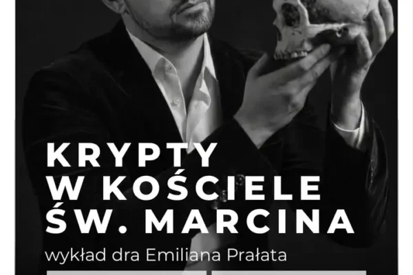 Tajemnice krypty pod kościołem św. Marcina w Jarocinie. Wykład dra Emilian Prałata