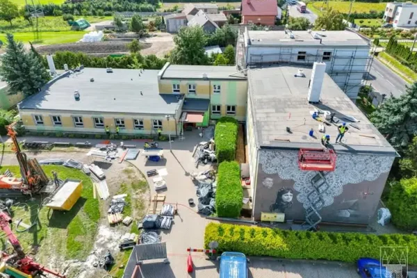 Termomodernizacja Szkoły Podstawowej w Golinie — pompa ciepła i fotowoltaika w drodze