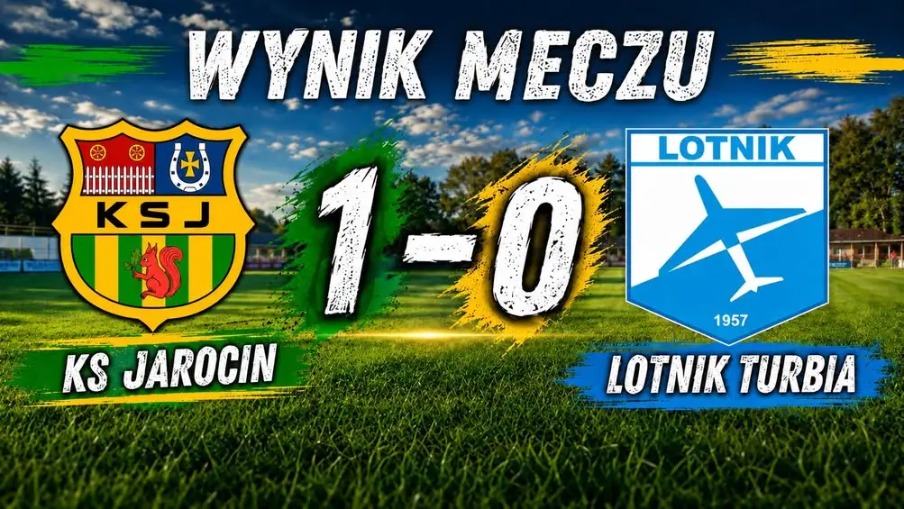 KS Jarocin wygrywa z Lotnikiem Turbia. Trzy punkty zostają w Jarocinie