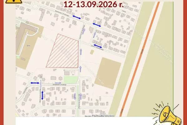 Zmiany w ruchu w Jarocinie na czas I Powiatowego Turnieju Sołectw