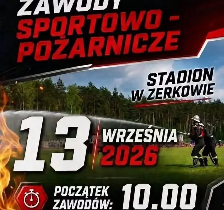 Druhowie z gminy Kotlin powalczą o najlepszy czas na zawodach w Żerkowie