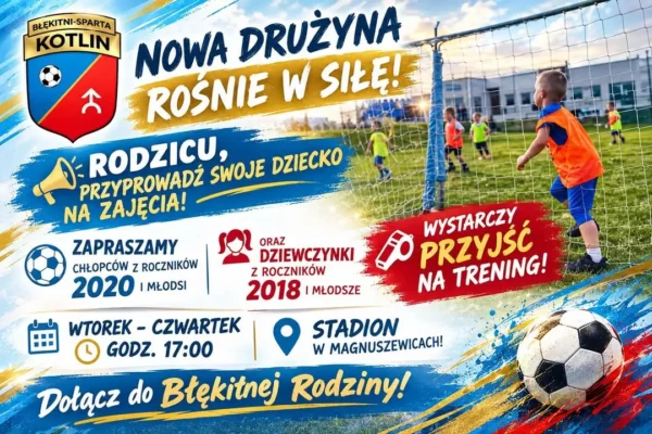 Treningi piłkarskie dla dzieci w Magnuszewicach – zapisy wciąż otwarte