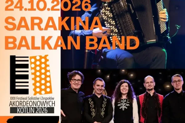 Sarakina Balkan Band zagra finałowo w Kotlinie – bałkańskie rytmy na zakończenie festiwalu KOTLIN 2026