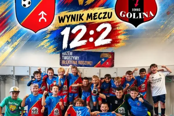 Błękitni Sparta Kotlin rozgromili Grom Golina 12:2. Olaf Gendek z pięcioma golami!