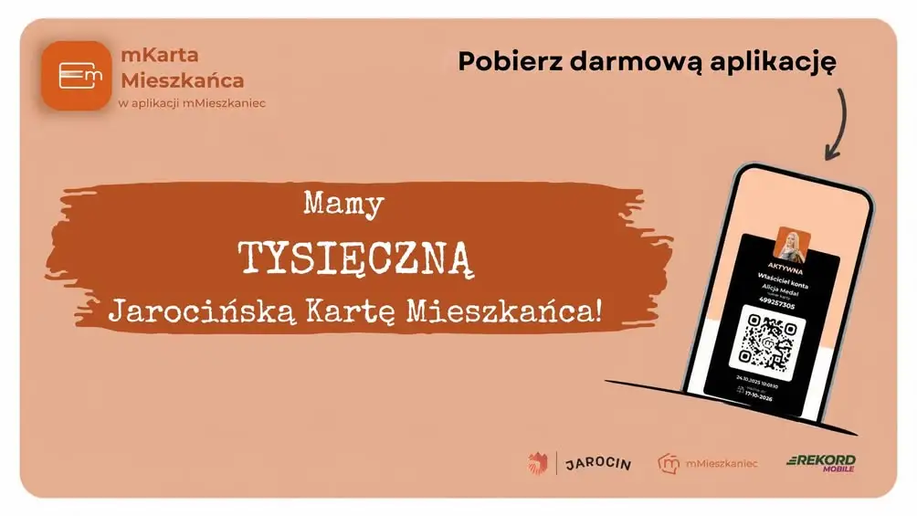Jarocin świętuje: tysiąc aktywnych Jarocińskich Kart Mieszkańca