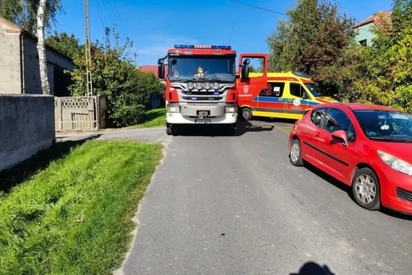 Lądowanie śmigłowca LPR w Twardowie. Akcja służb ratunkowych