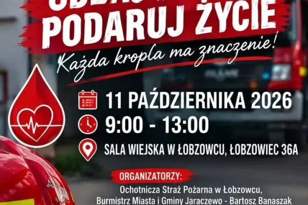 Zbiórka krwi w Łobzowcu – oddaj krew i podaruj życie