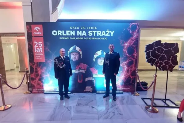 OSP Jaraczewo na Gali 25-lecia „ORLEN na Straży” – grant 50 tys. zł na sprzęt i szkolenia