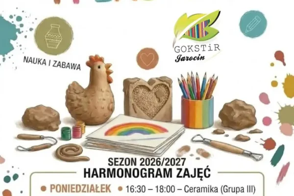 Ceramika i plastyka w GOKSiR Jarocin – rusza sezon 2026/2027