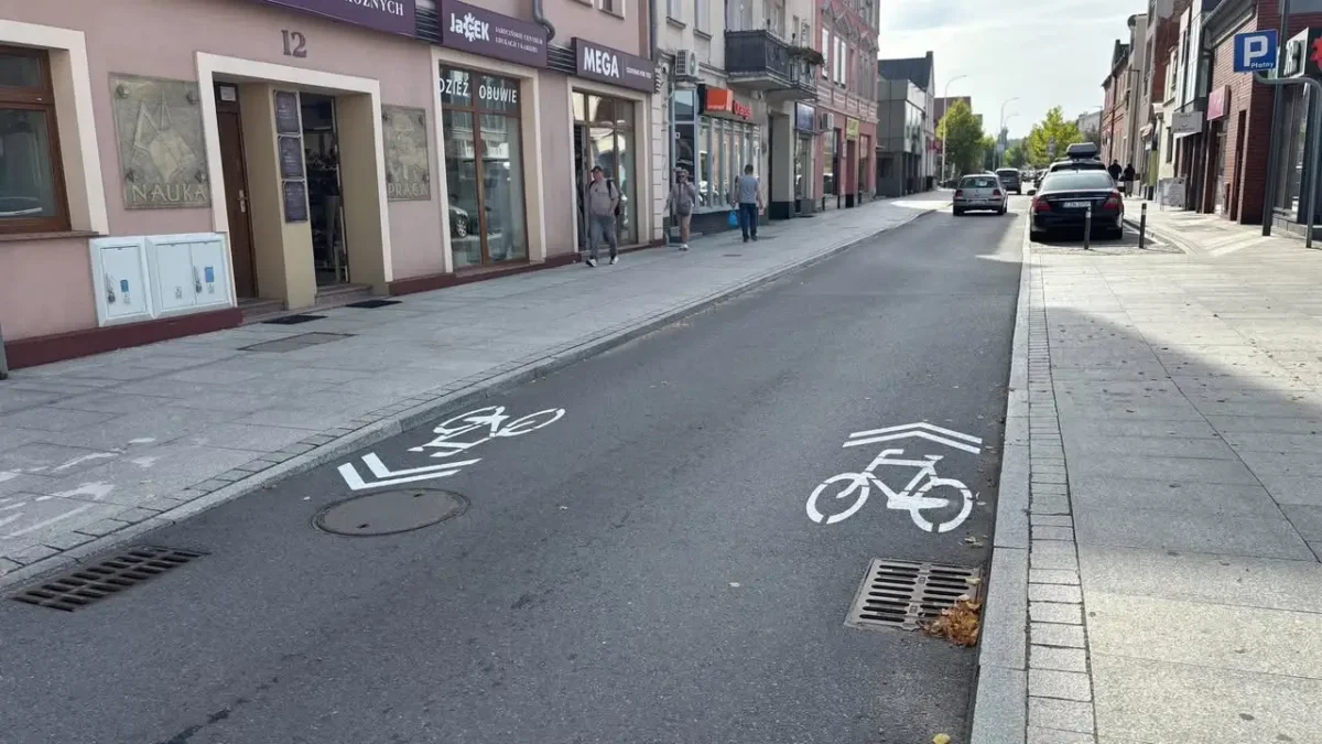 Jarocin zmienia organizację ruchu na ul. Wrocławskiej – rowerzyści na jezdnię