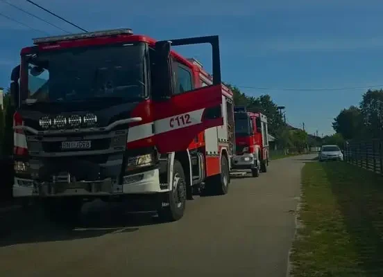 Pożar szopy w Jarocinie. Interweniowały trzy zastępy straży pożarnej