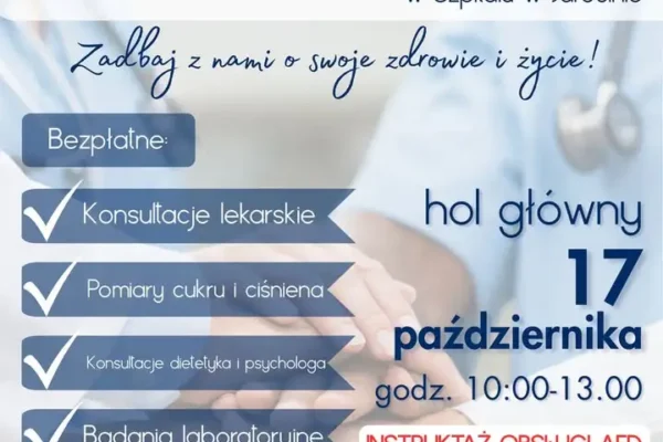 Biała Sobota w Jarocinie – bezpłatne badania i konsultacje już 17 października