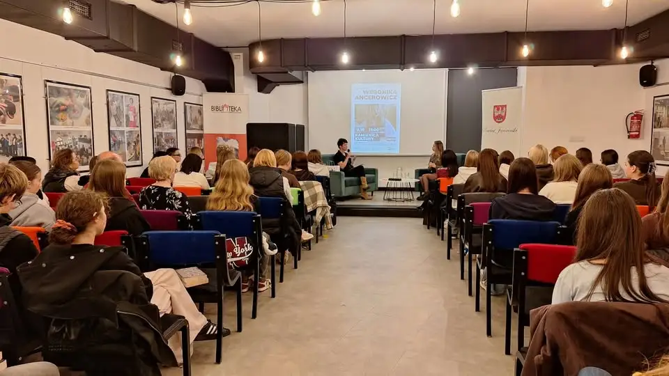 Weronika Ancerowicz spotkała się z czytelnikami w Kamienicy Kultury