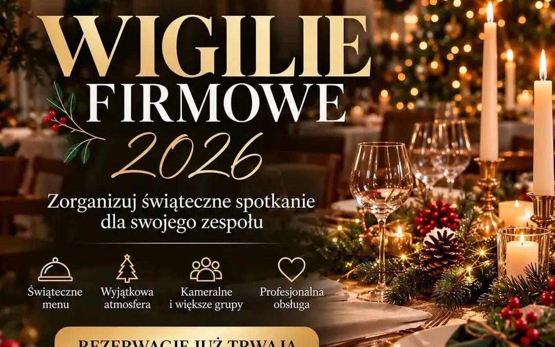 Wigilie firmowe 2026 w MCT Żerków – czas rezerwować terminy